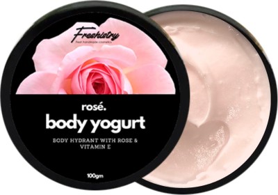 Freshistry Rosé Body Yogurt | Lightweight, Hydration |For Supple, Soft | 100 GM(100 g)