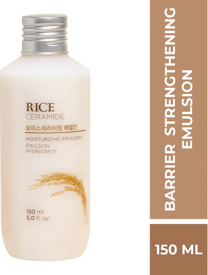 The Face Shop Rice & Ceramide Moisturizing Emulsion,that locks skin moisture for 12HR(150 ml)