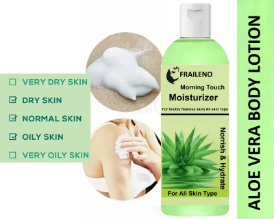 FRAILENO Aloe Vera Body Lotion For Men & Women - Pack of 1(200 ml)