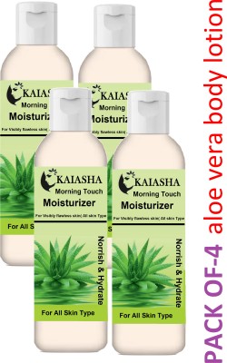 KAIASHA aloe vera body lotion Skin Care Extra Whitening Body Lotion Pack of 4(400 ml)