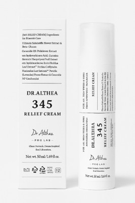 Dr.Althea New 345 Relief Cream – Calming Formula for Irritated & Sensitive Skin AL16(50 ml)