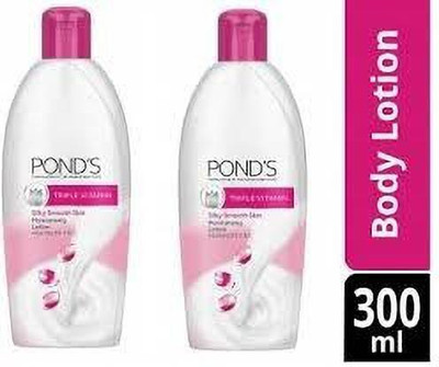 POND's body lotion triple vitamin 300ml x 2(600 ml) (600 ml)(600 ml)