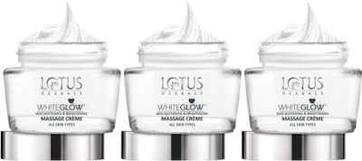 LOTUS HERBALS WhiteGlow Skin Whitening & Brightening Massage Creme(180 g)