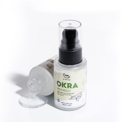 TNW - The Natural Wash Okra Mucin Face Serum Medley | Skin Repair Essence | Intense Moisturization(30 ml)