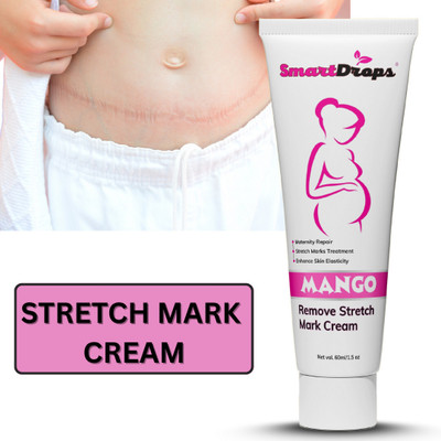 smartdrops Stretch Marks & Scar Cream to Minimize Stretch Marks & Even Out Skin Tone(60 ml)