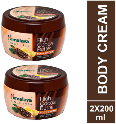 HIMALAYA Rich Cocoa Butter Body Cream (2X200ml) Pack of 2(400 ml)