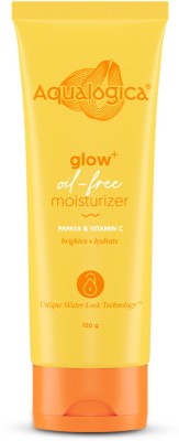 Aqualogica Glow+ Oil-free Moisturizer, with Papaya and Vitamin C | Hydrates and Brightens(100 g)