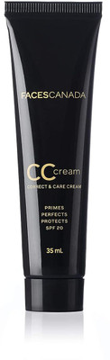 FACES CANADA CC Cream - Natural | SPF 20 Correct & Care Tinted Cream Primes Perfects Protects(35 ml)