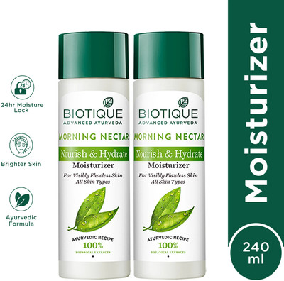 BIOTIQUE Morning Nectar Flawless Skin Moisturizer(240 ml)