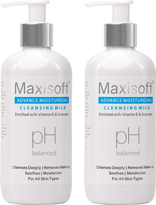 Maxisoft Moisturizing Cleansing Milk 300 ml| Can Be Used In All Seasons(600 ml)
