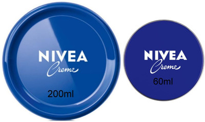 NIVEA Blue Creme 200ml & 60ml set of 2(260 ml)