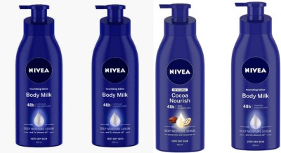 NIVEA Lotion Body With Deep Moisture Serum_Cocoa Nourish Body Lotion Body Milk(1200 ml)