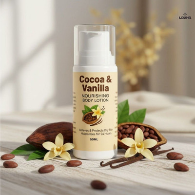 LORSHEL Deep Moisture Cocoa Butter Body Lotion | Healthy Glow - Nourishing Care(50 ml)