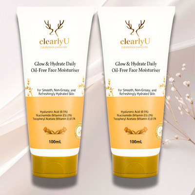clearlyU Oil-Free Hydration Cream for Matte Glow Unisex 200 ml(200 ml)