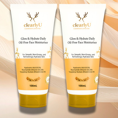 clearlyU Radiant & Clear Skin Moisturiser for Daily Use Unisex 200 ml(200 ml)
