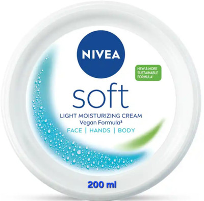 NIVEA SOFT LIGHT MOISTURIZING CREAM 200 ML(200 ml)