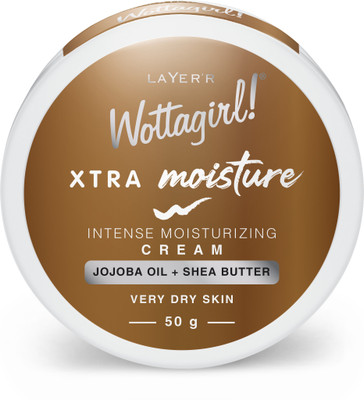 LAYER'R Wottagirl! XTRA MOISTURE Moisturizing Cream Non-Sticky, Fast Absorbing for Women(50 g)