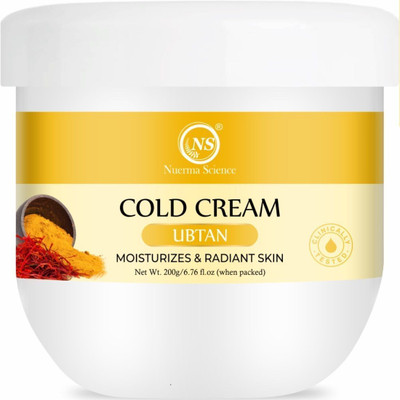 Nuerma Science Ubtan Cold Cream for Nourishing & Glowing Skin |Non Greasy Herbal Winter Cream(200 g)