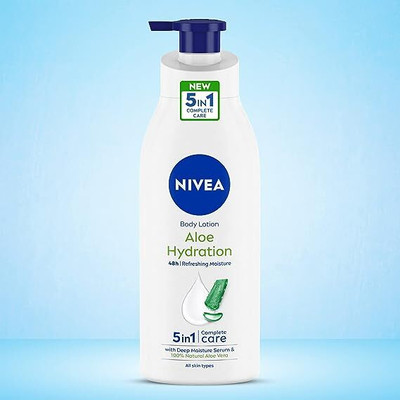NIVEA Aloe Hydration 400ml Body lotion Set of 1(400 ml)