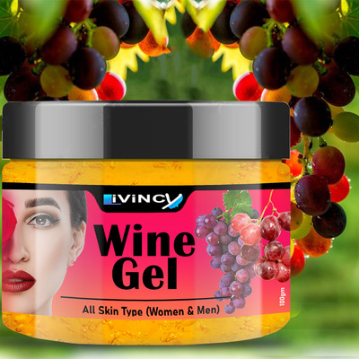 Livincy wine gel beauty tanning deadskin remover gel pimple gel skincare gel face cream(100 g)