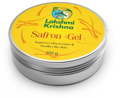 Lakshmi Krishna Saffron Night Gel for Glowing and Radiant Skin(100 g)