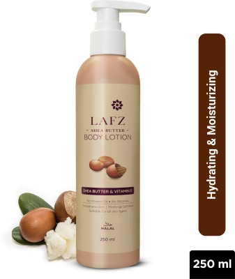 LAFZ SHEA BUTTER BODY LOTION, WITH VITAMIN E. LONG-LASTING SOFTNESS SKIN(250 ml)