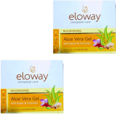 lamiglow ELOWAY ALOEVERA GEL FOR SOFTEN & CLEAN SKIN PACK OF 100g x 2(200 g)