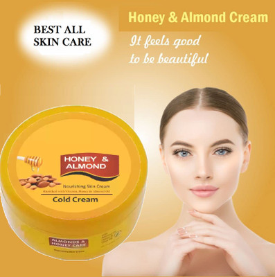 KAIASHA Honey Almond Cold Cream Moisturises and Smoothens For all skin type(200 g)