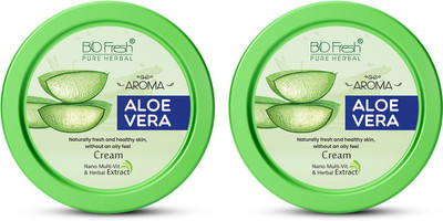 Biofresh Pure Herbal Aloe Vera Body Cream/Moisturized & Non-Greasy/Winter Cream/Gel(400 ml)
