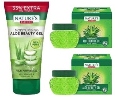 Nature's Essence MOISTURISING ALOEVERA BEAUTY GEL 200GX1,100GX2(340MRP)(400 g)