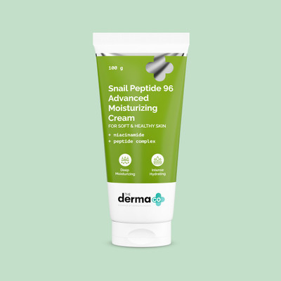 The Derma Co Snail Peptide 96 Advanced Moisturizing Cream | 96 Snail Mucin, Niacinamide(100 g)