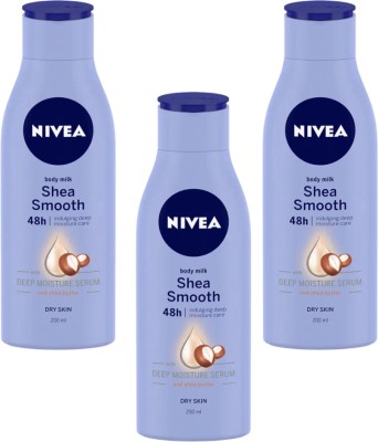 NIVEA Shea Smooth Butter- Pk3(600 ml)