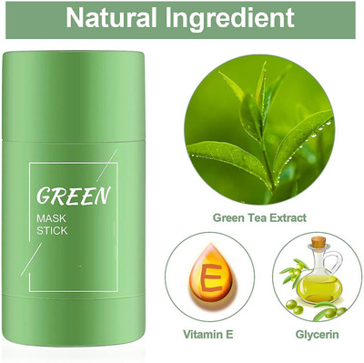 HUZURLU Face Skin Care Purifying Clay Mud Solid Stick Set Of 2(80 g)