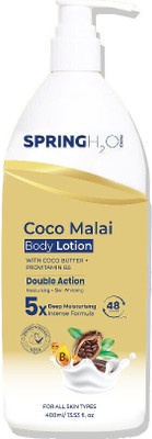 SPRING H2O Coco Malai Deep Moisturising Body Lotion With COCO Butter + Provitamin B5(400 ml)