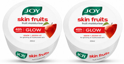 Joy Skin Fruits Fruit Moisturizing Skin Cream With Jojoba Oil, for all skin type(400 ml)