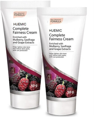 huemic Complete Fairness Cream (Enriched with Bio-White Complex) Pack of 2(100 g)