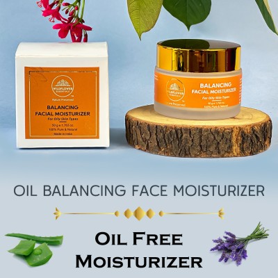 Wildflower essentials Oil Balancing Face Moisturizer Oil Free Face Cream(50 g)