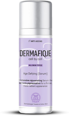 Dermafique Age Defying Face Serum with Vitamin E, Anti-Ageing Serum, Corrects Dark Spots(30 ml)