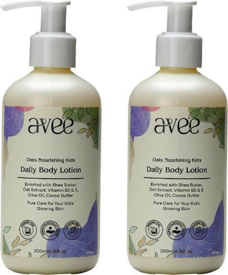 AVEE Kids Body Lotion | Soft & Glowing Skin | Non-Greasy, Deep Hydration(400 ml)