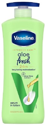 Vaseline Aloe Fresh Body Lotion,24 HR Long Lasting Moisturisation with AloeVera & Menthol(600 ml)