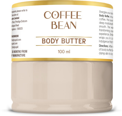 Body Cupid Coffee Bean Body Butter | Long-lasting Hydration with Coffee Extract(100 ml)