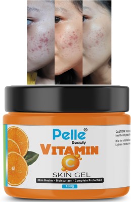 Pelle Beauty vitamin c face gel _for Men _women skin whiting_100gm(100 g)