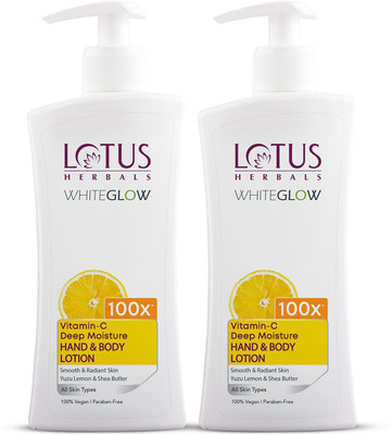 LOTUS HERBALS WhiteGlow Vitamin C Deep Moisture Hand & Body Lotion Moisturiser(800 ml)