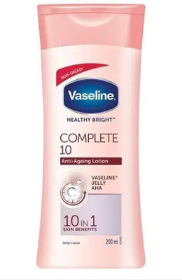 Vaseline BRIGHT COMPLETE 10 IN 1 JELLY AHA ANTI AGEING BODY LOTION 200 ML PACK OF 1(200 ml)