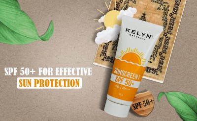 Kelyn Sunscreen With Spf 50 Pa+++ in Matte Finish Formula Water Resistant Sunscreen(50 ml)