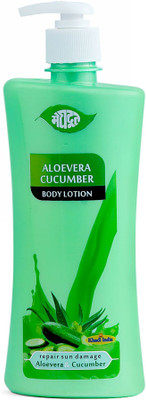 MEGHDOOT Aloevera Cucumber Body Lotion 500ml (Pack of 1)(500 ml)