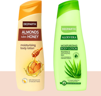 Deeparth Natural Skin Lotion | Deep Nourishment Formula | 100ML Each (Pack 2)(200 ml)