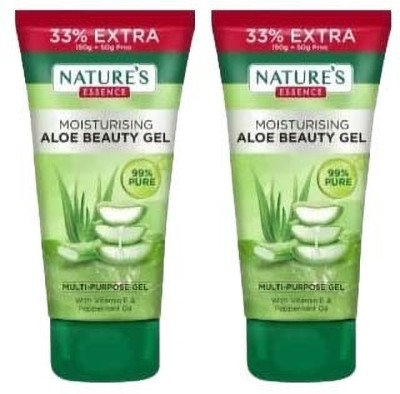 Nature's Essence MOISTURISING ALOE BEAUTY GEL 200GX2(140MRPX2)(400 g)