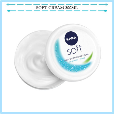 NIVEA Soft Light Moisturizer for Face, Hand & Body with Vitamin E & Jojoba Oil(300 ml)