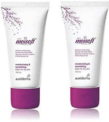 Aurelderma Moisoft Intensive moisturising lotion (Pack of 2)(100 ml)
